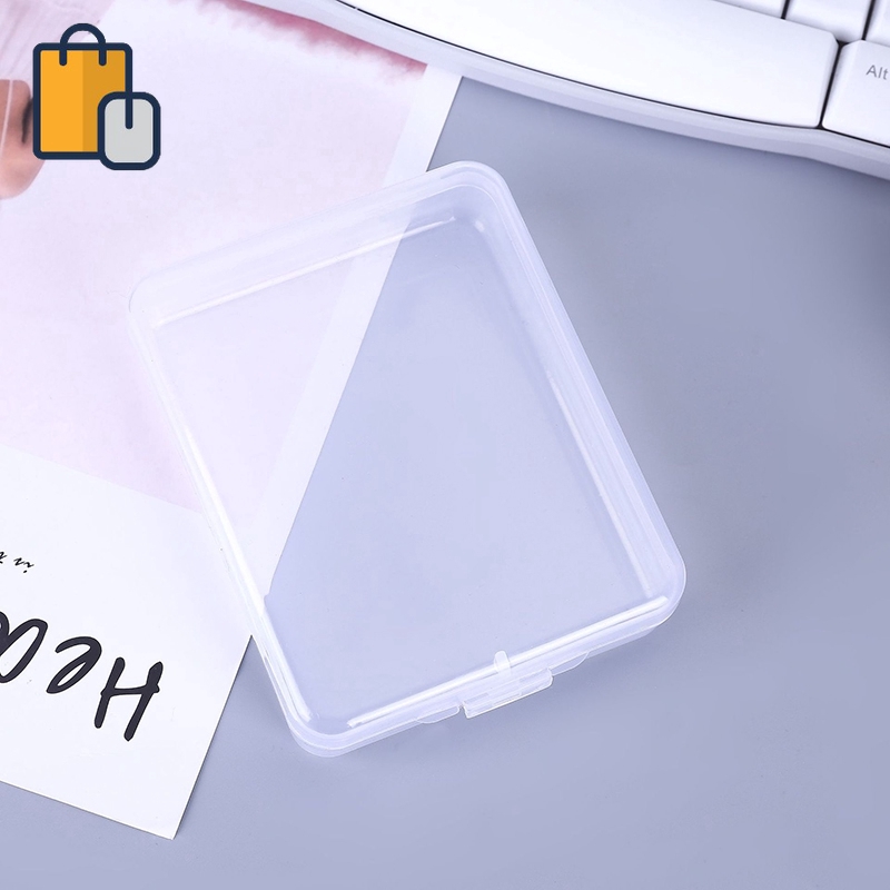 Hộp nhựa hình chữ nhật dùng đựng đồ chống bụi tiện dụng