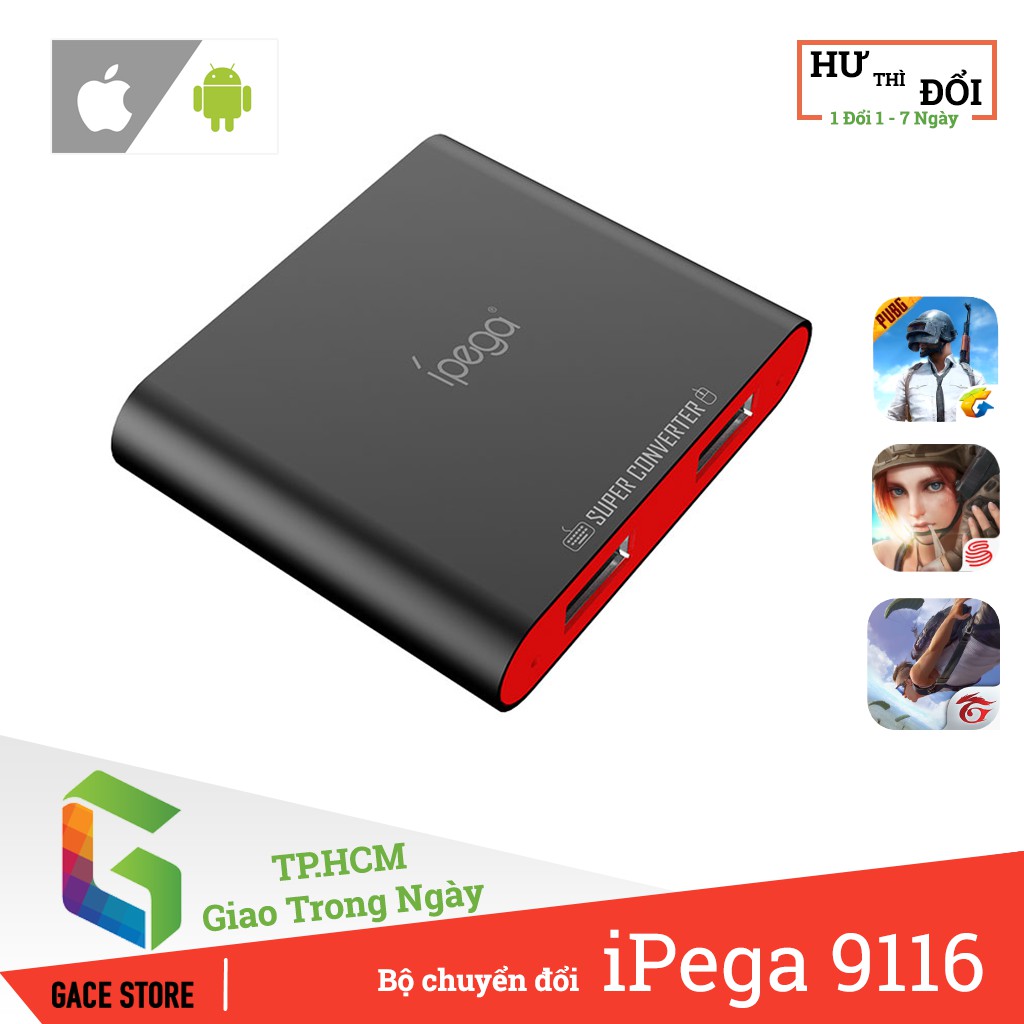 iPega 9116 | Bộ Chuyển Đổi Chuột & Bàn Phím Chơi Game PUBG, ROS, FF | BigBuy360 - bigbuy360.vn