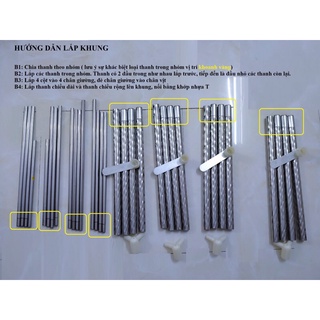 Màn khung không khoan tường (Màn+ khung inox)