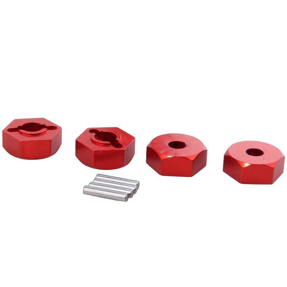 Set đai ốc 6 cạnh chất liệu nhôm kích thước 12mm dùng cho xe hơi điều khiển HSP tỉ lệ 1:10