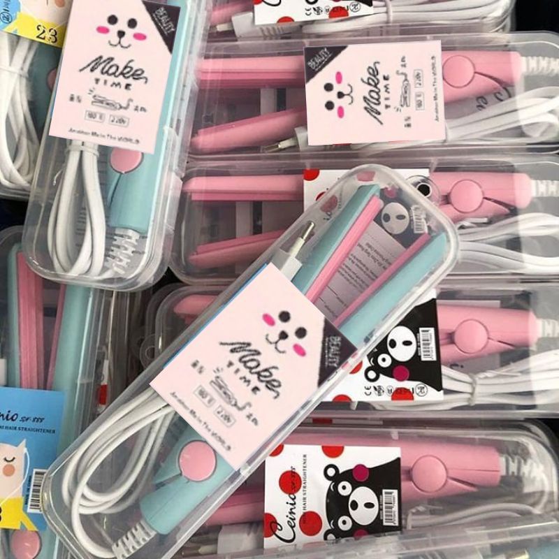 Máy duỗi tóc ép tóc là kẹp kéo làm uốn mini, máy duoi toc mini ep thẳng cao cấp giá rẻ