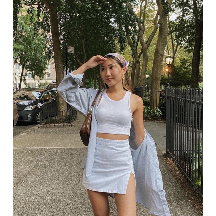 Chân váy ngắn xẻ tà IN2000CLOTHING