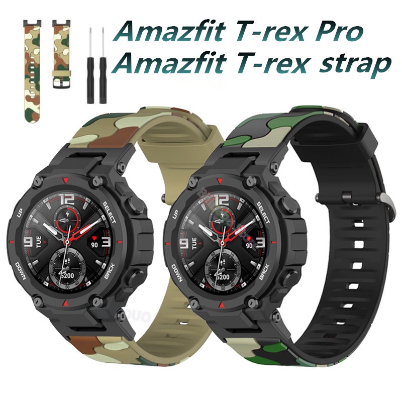 Dây đeo đồng hồ bằng silicon thay thế cho Amazfit T-Rex Pro T-Rex Pro