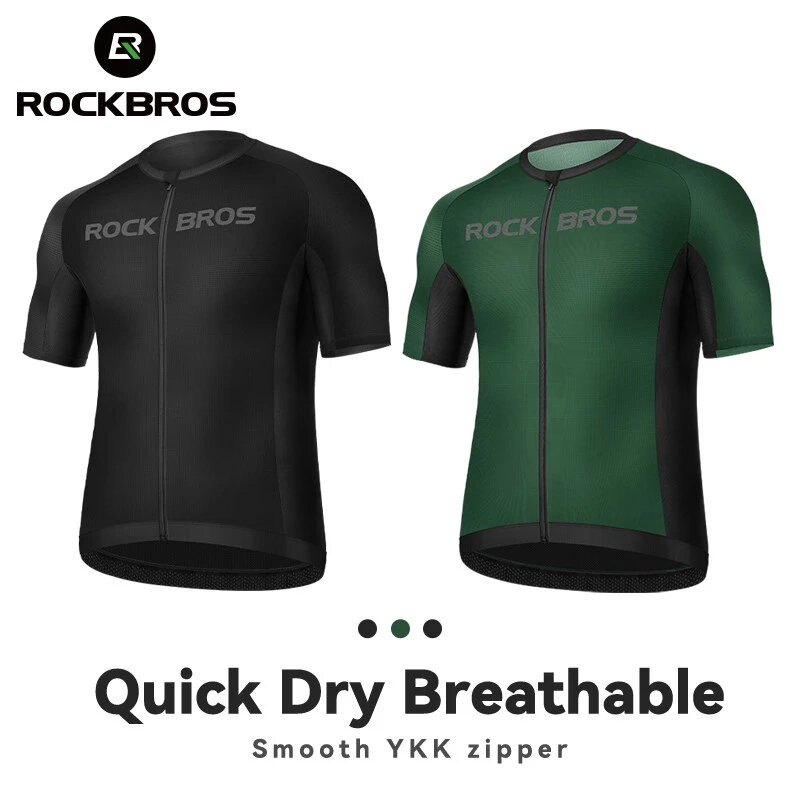 Rockbros Bộ Quần Áo Đi Xe Đạp Chất Liệu Thoáng Khí Nhanh Khô Cao Cấp