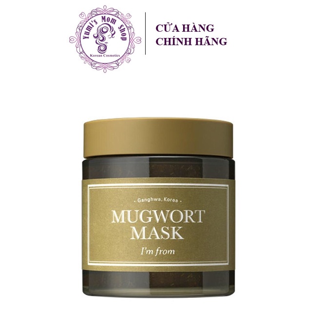 Mặt nạ ngải cứu I'm from làm dịu da sau mụn, da kích ứng I’M FROM Mugwort Mask 110g