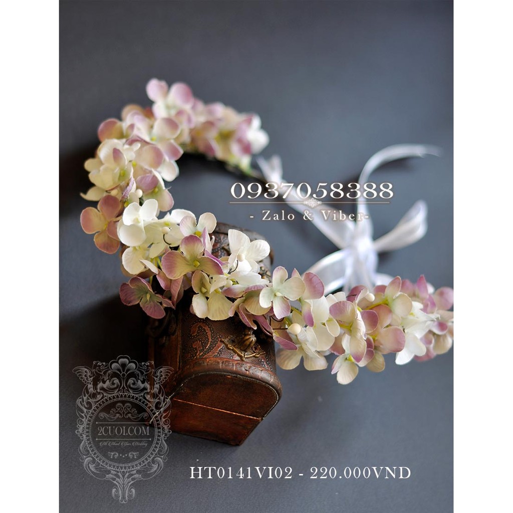 Vòng hoa tú cầu HT0141VI02