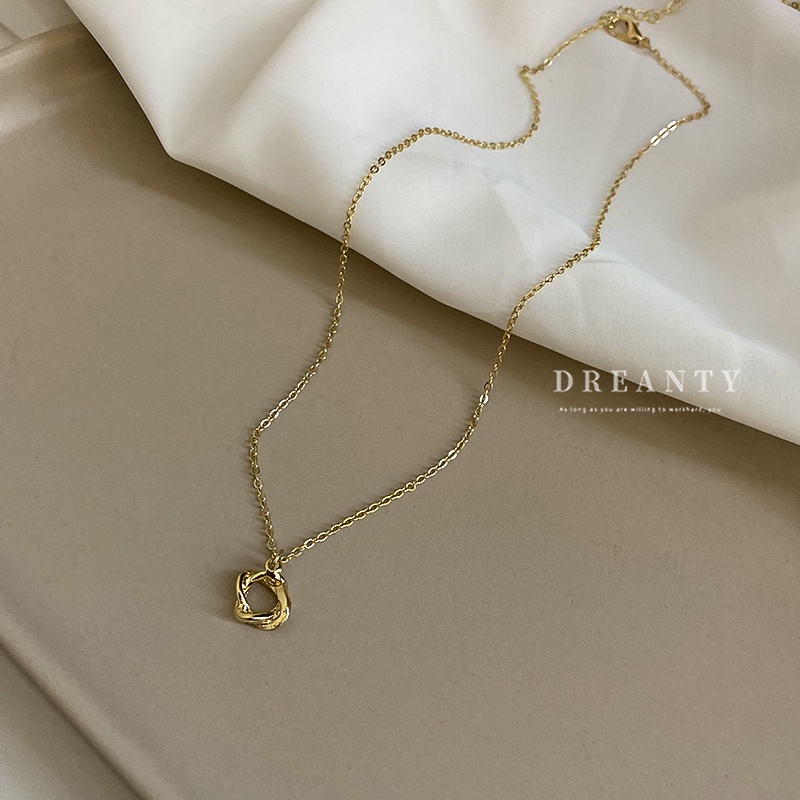 Dây Chuyền Dạng Xoắn Đính Kim Cương Nhân Tạo Độc Đáo Thời Trang