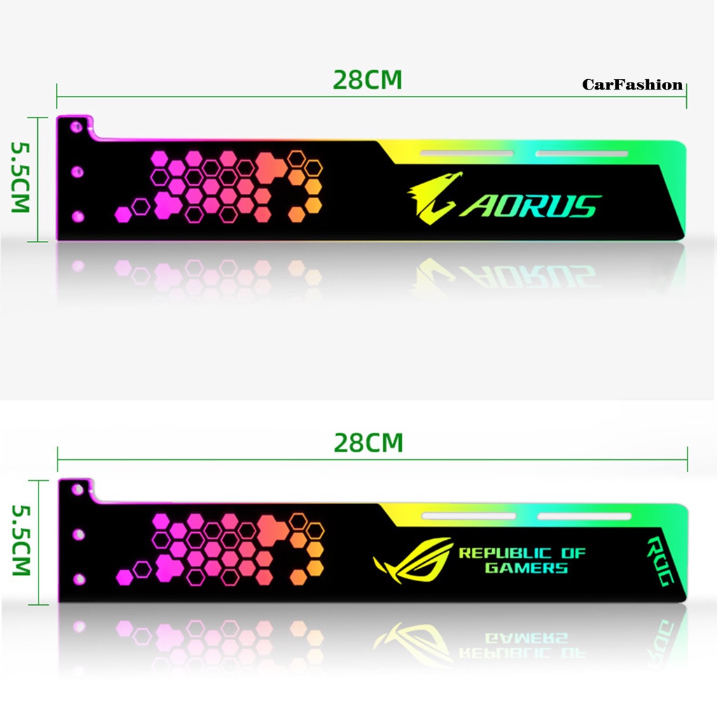 BKP* Graphics Card Bracket Luminous Strong Structure RGB 12-color LED GPU Support for Computer | BigBuy360 - bigbuy360.vn
