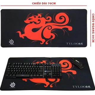 [XẢ KHO] Bàn Di Chuột Cỡ Lớn Tyloo 70x30 cm - Lót Chuột Đẹp Chuyên Game