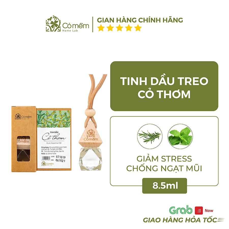 Tinh Dầu Treo Hương Cỏ Thơm Thiên Nhiên Nguyên Chất Sảng Khoái Tinh Thần Cỏ Mềm 8,5ml