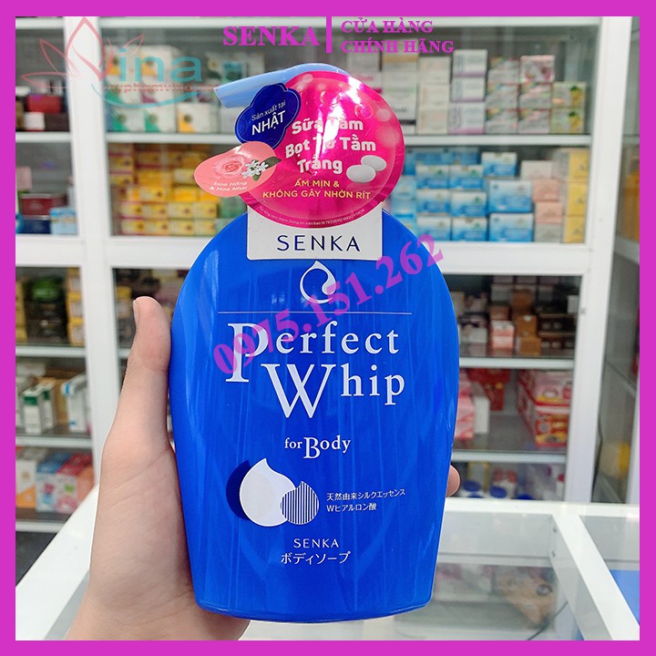 Sữa tắm dưỡng ẩm hương hoa tươi mát Senka Perfect Bubble for Body Floral Plus n 500ml