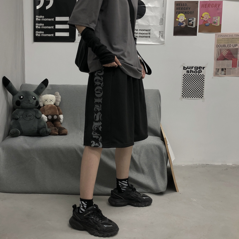 [QUÀ TẶNG LÀ  ĐÔI TẤT BẠN NHÉ] Quần short nam unisex ống rộng siêu hot 2021, quần đùi nam mặc nhà, đi chơi màu đen | BigBuy360 - bigbuy360.vn