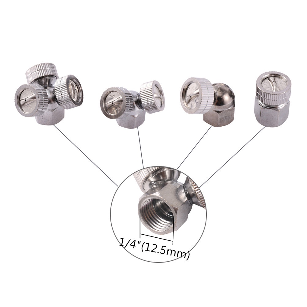 1 Vòi Phun Sương Tưới Cây Hình Quạt 1 / 4 "Tưới Tiêu Chuẩn Cao Chống Bụi