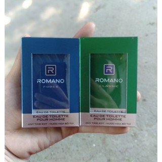Nước hoa Cao Cấp bỏ túi Romano 18ml xịt tới 250 lần