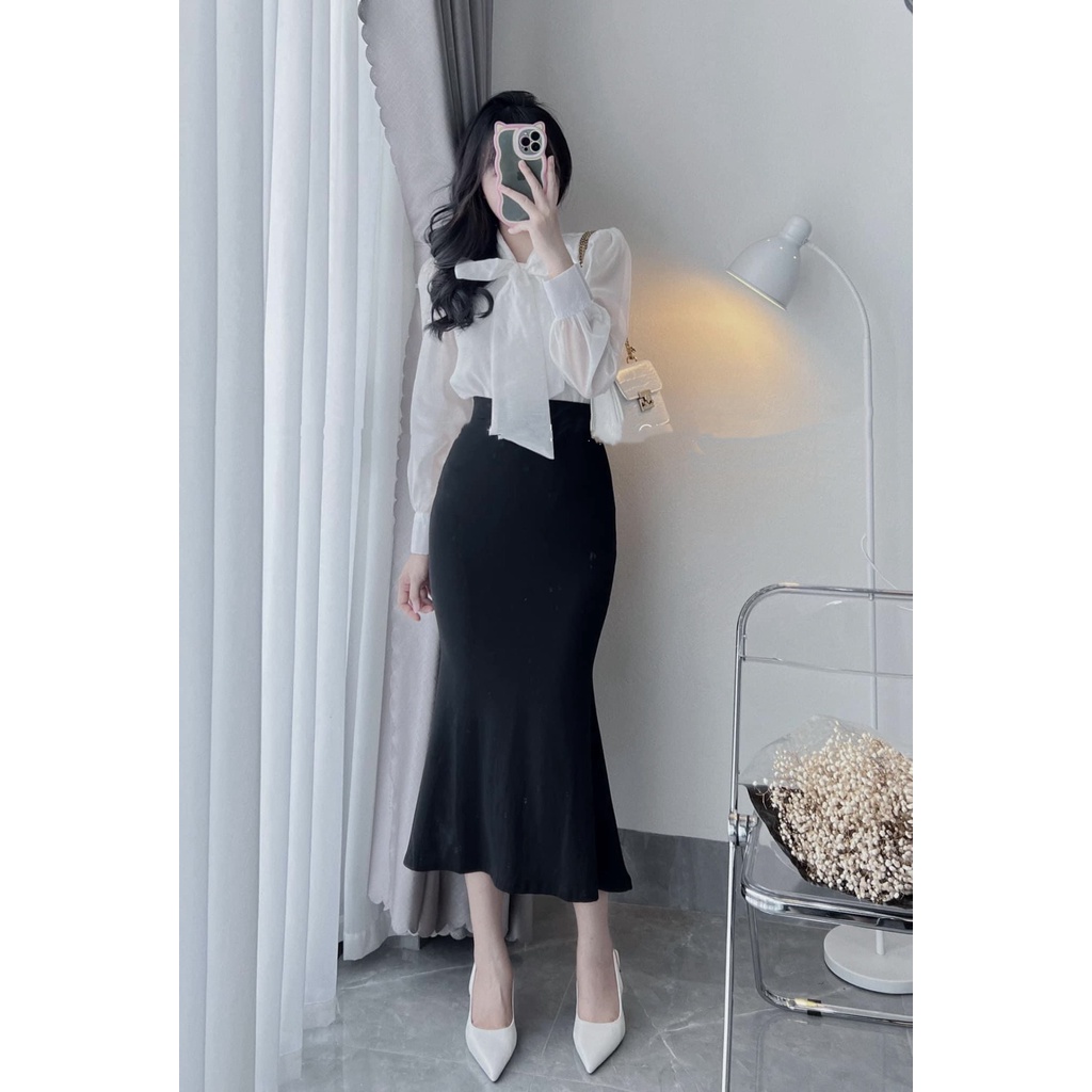 Chân váy đuôi cá đen siêu đẹp