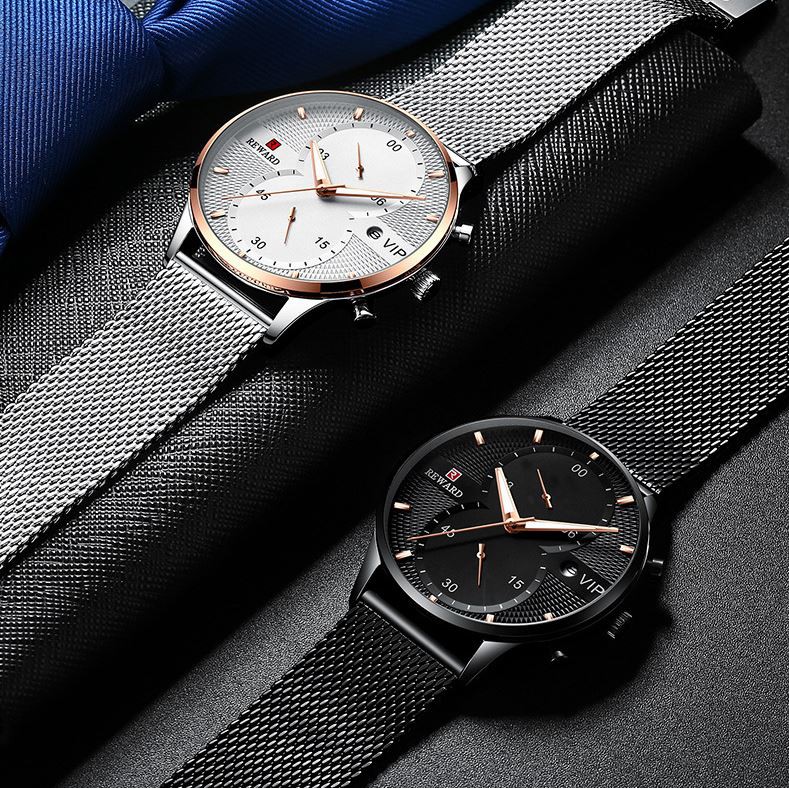 Đồng hồ nam REWARD hàng cao cấp chính hãng Sang Trọng chạy Full Kim | BigBuy360 - bigbuy360.vn