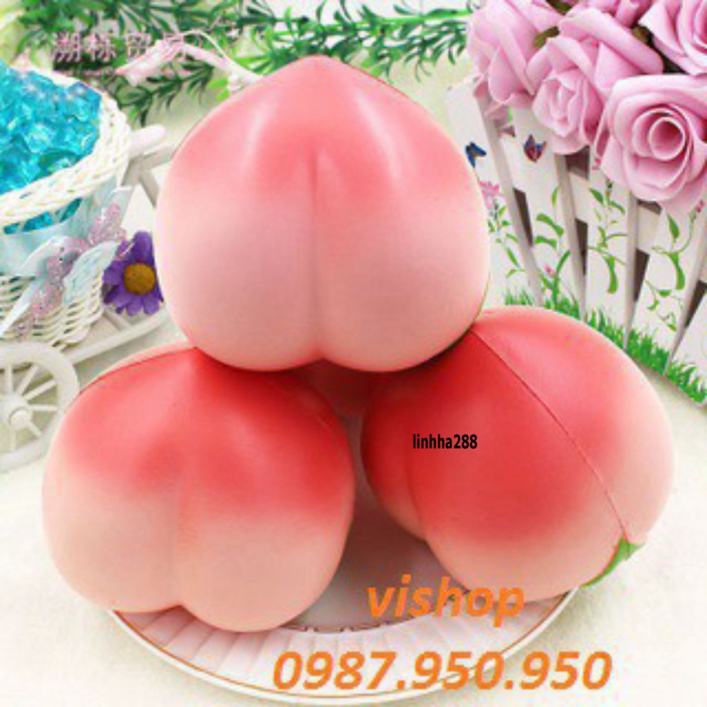 [CÓ VIDEO] SquiShy QUẢ ĐÀO hồng