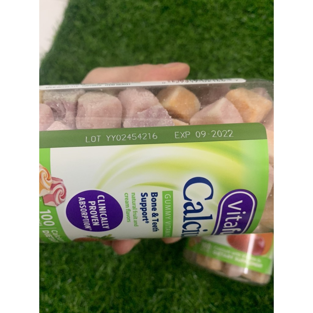 100 VIÊN KẸO DẺO BỔ SUNG CANXI VITAFUSION CALCIUM + D3 500MG CỦA MỸ | BigBuy360 - bigbuy360.vn