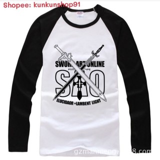 Áo Thun Dài Tay Anime Sword Art Online Nam Nữ
