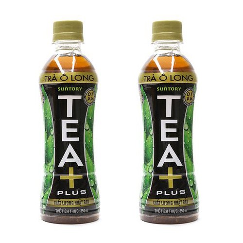 02 chai trà Ô long 350ml