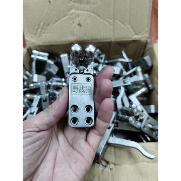 Cò ná cao su, cò bộ super, cò làm bằng thép không rỉ sáng bóng, dùng chế bộ super