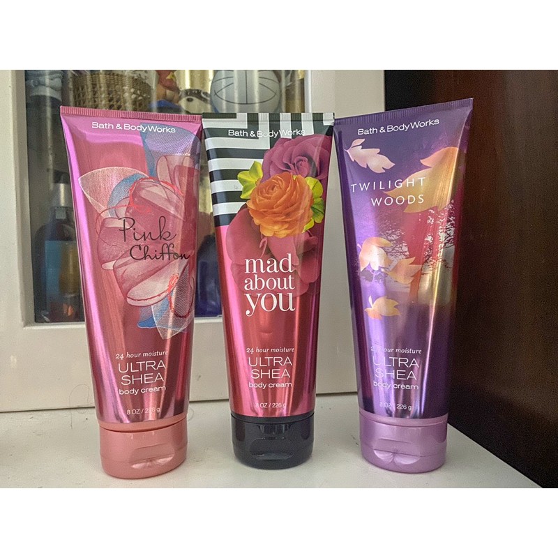 BILL US - KEM DƯỠNG THỂ BODY CREAM BATH AND BODY WORKS CÁC LOẠI GINGHAM, JAPANESE CHERRY BLOSSOM