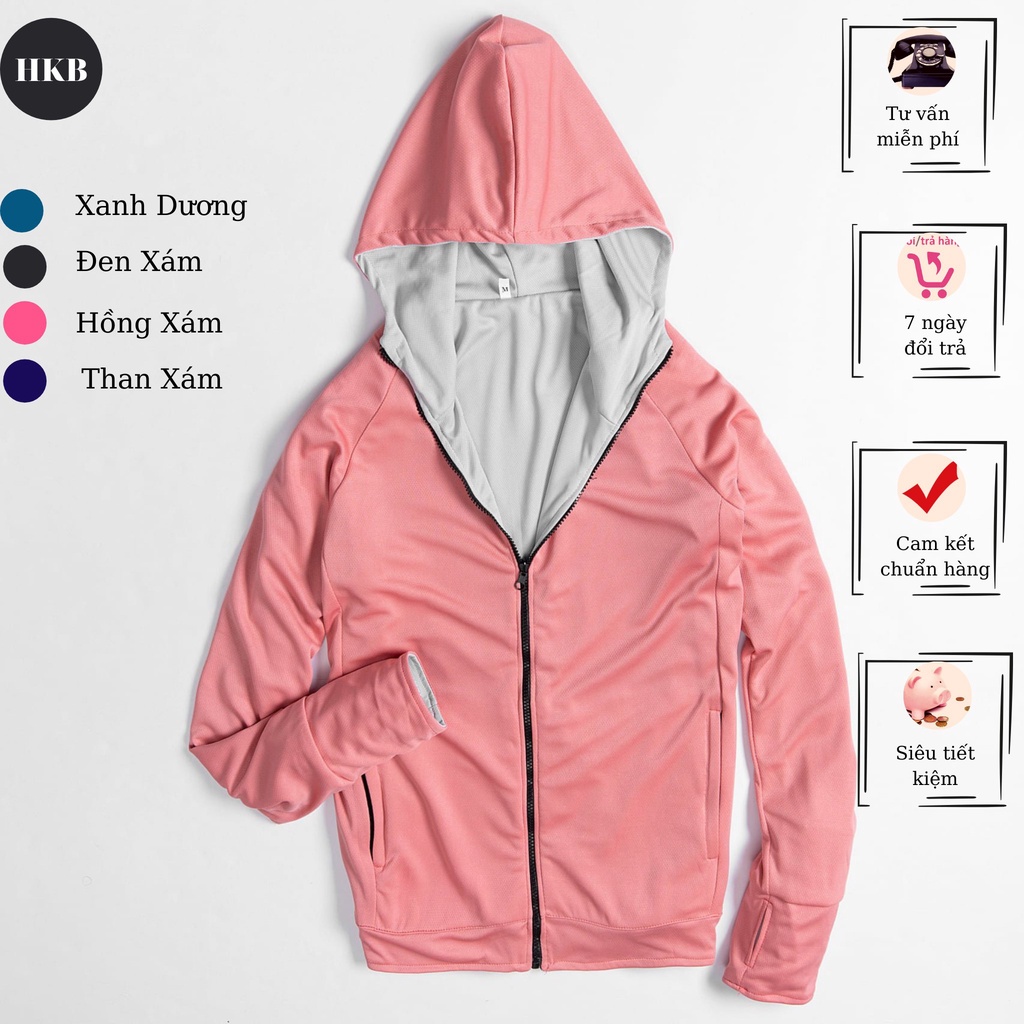 Áo Chống Nắng 2 Mặt,Thấm Hút Mồ Hôi, Áo Chống Nắng Cao Cấp Nam Nữ