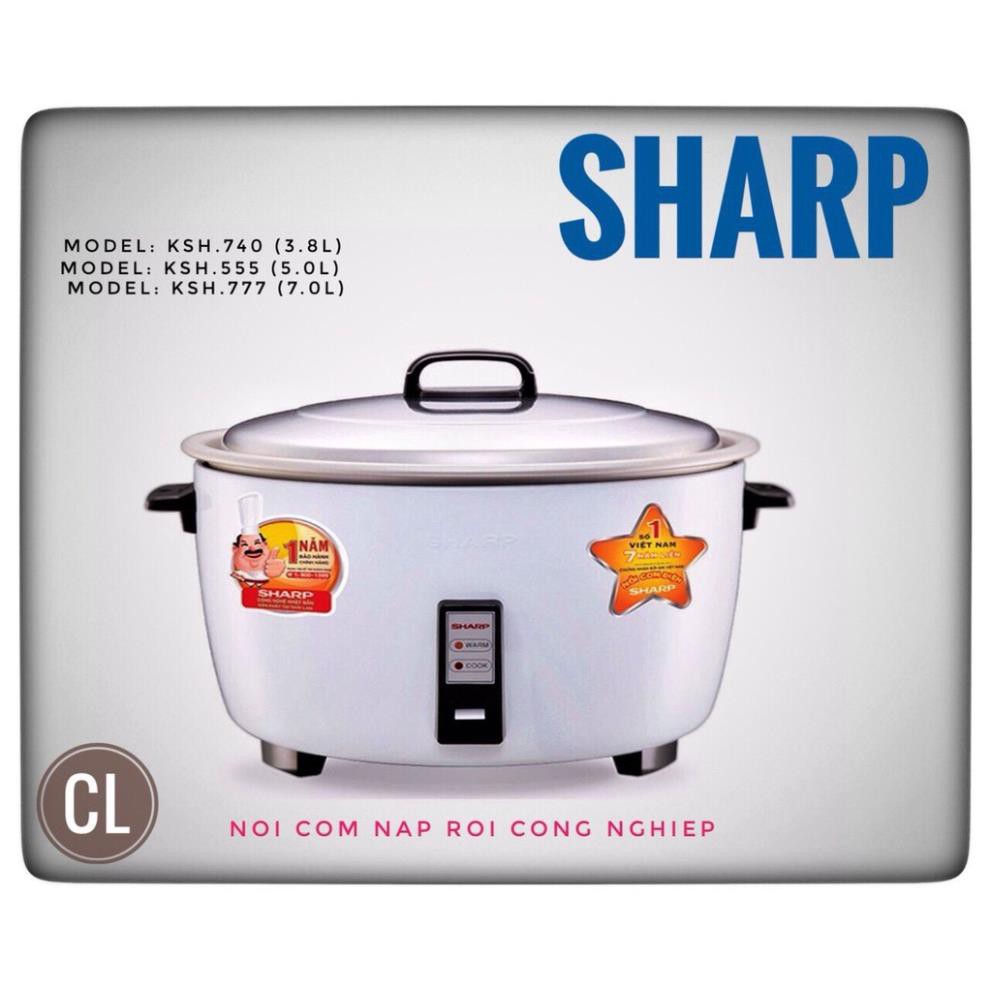 Nồi cơm điện Sharp KSH-777V 7 lít