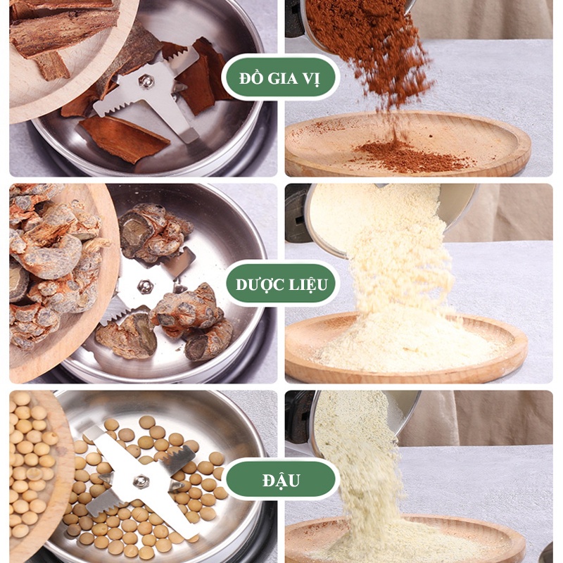 Máy xay thịt đa năng máy xay thịt máy xay tỏi ớt 2L Máy xay tiêu, xay hạt ngũ cốc, xay cafe đa năng