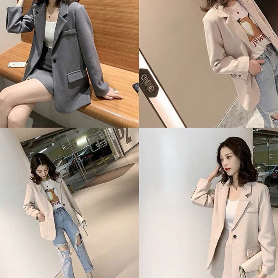 Bộ Đồ Hai Mảnh Áo Khoác blazer Dành Cho Nữ 2021 Hàn Quốc