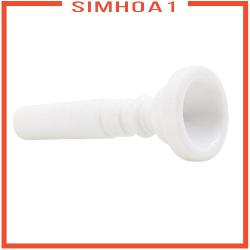 Miệng Kèn Trumpet Bằng Nhựa ABS Màu Trắng / Đen 7C Kích Thước Nhỏ Gọn Tiện Dụng