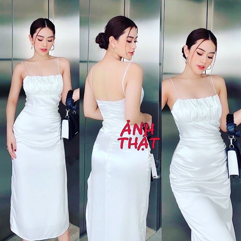 ĐẦM 2 DÂY DỰ TIỆC SIÊU SANG CHẢNH ⚡️⚡️GIÁ RẺ NHẤT SHOPEE-HÀNG CAO CẤP LOẠI 1⚡️⚡️ĐẦM DÂY TRẮNG,ĐỎ LỤA XẺ TÀ | BigBuy360 - bigbuy360.vn