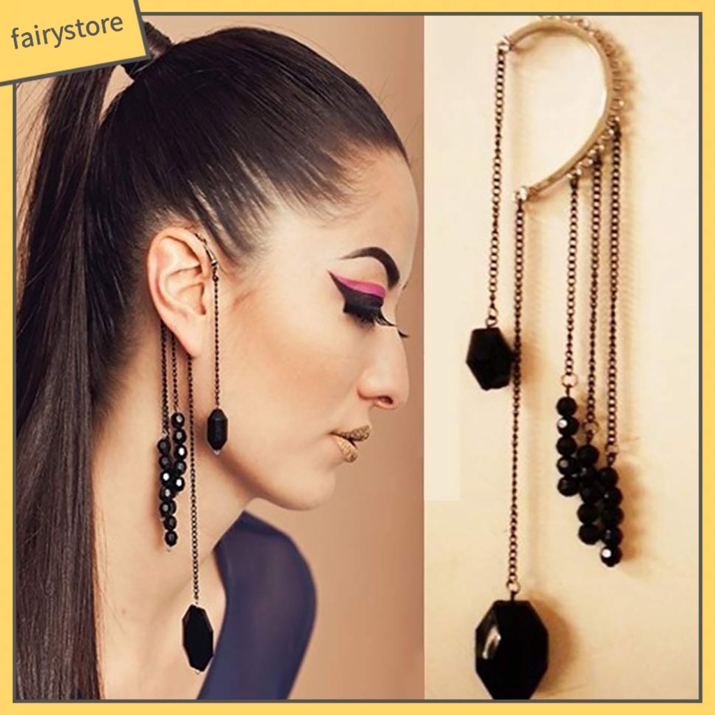 Hoa tai tua dài phong cách vintage thời trang dành cho nữ