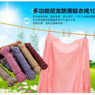 Cuộn Dây Phơi Bọc Vải 10m (Treo Đồ, Phơi)