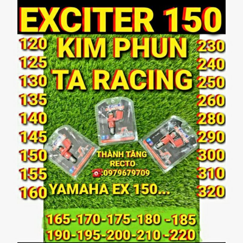 KIM PHUN YAMAHA EXCITER 150 ĐỜI 2015 ĐẾN 2018 TA RACING TỪ 110CC ĐẾN 320CC