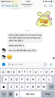Tinh Dầu Bưởi HandMade Kích Thích Mọc Tóc Nhanh