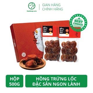 Hồng Treo Gió Đà Lạt (Hồng Trứng Cuối Mùa) Hộp Đặc Biệt 500gr - Đặc Sản Ngon Lành - FoodMap