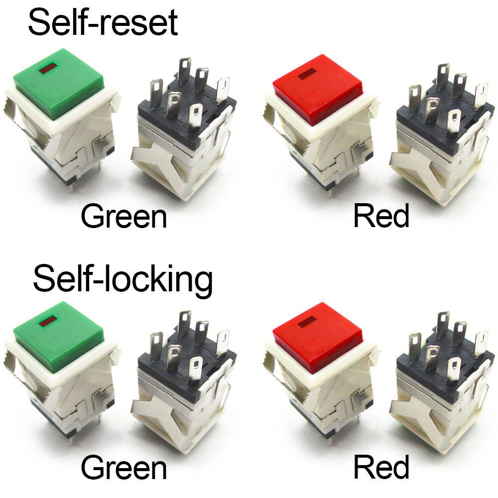 Set 10 Công Tắc Ấn Hình Vuông 6Pin 3A 250VAC Tự Điều Chỉnh