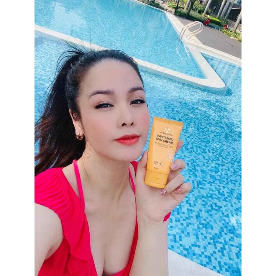 Kem chống nắng trắng da Nhật Kim Anh - Laura Sunshine WHITENING SUN CREAM SPF50+ PA++++