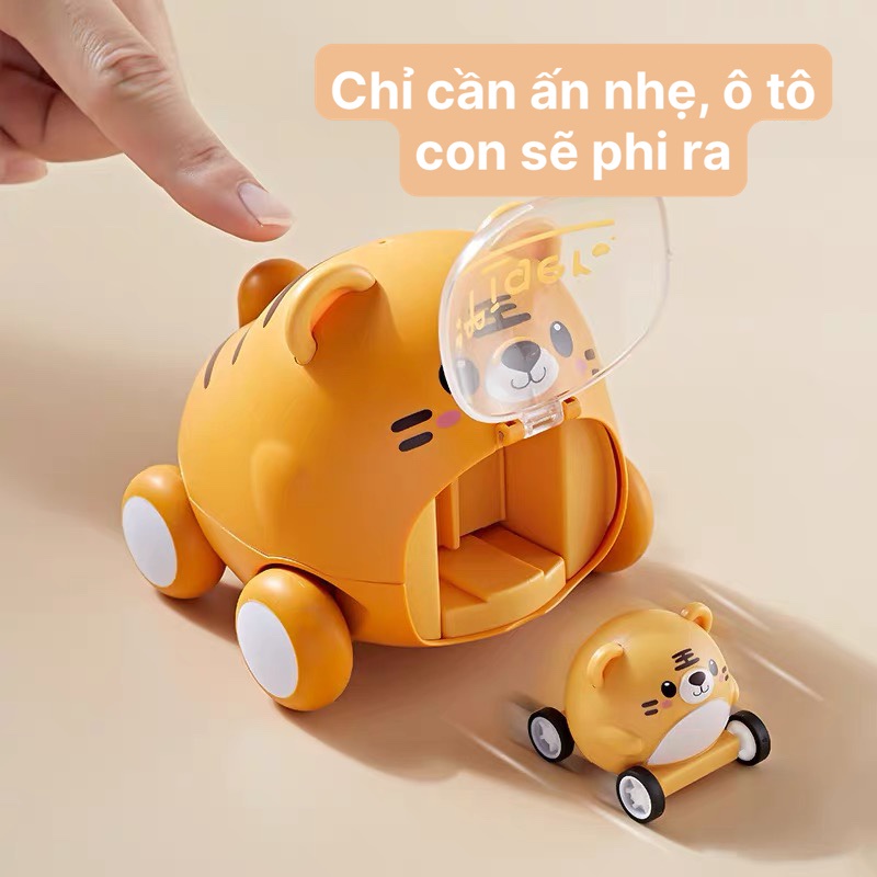 [SIÊU RẺ] Ô tô đồ chơi chạy đua trẻ em xe hình thú thông minh cho bé