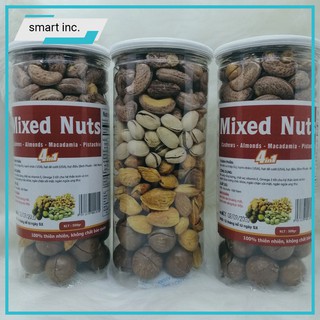 Hạt Mix 4 Macca Hạnh Nhân Hạt Dẻ Hạt Điều Dinh Dưỡng Mix Nuts Nhập Khẩu Bùi Béo Ngậy Thơm Cho Bà Bầu Trẻ Em