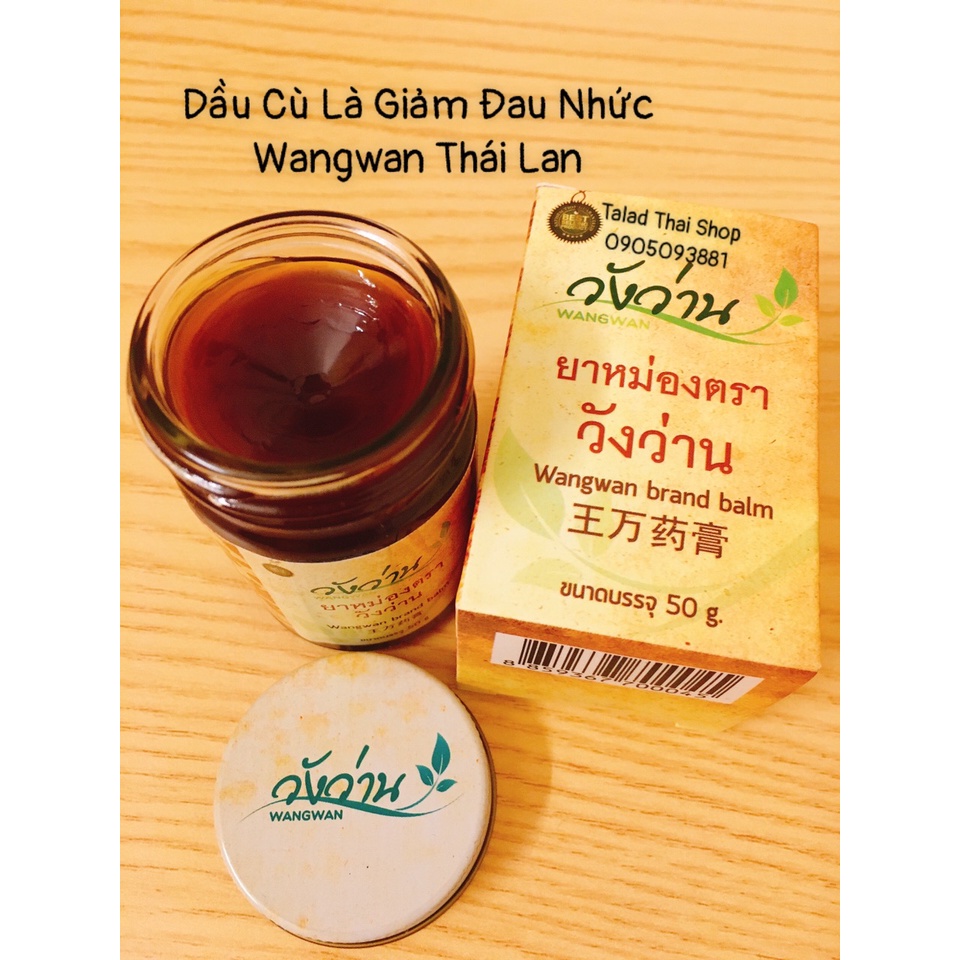 Dầu Cù Là Thảo Dược Thái Lan Cao Xoa Bóp Wangwan Dầu Nóng Xoa Bóp Thái Lan CHÍNH HÃNG