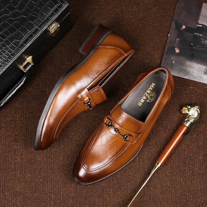 Giày nam đẹp da thật Manzano kiểu dáng thời thượng đẳng cấp M66601