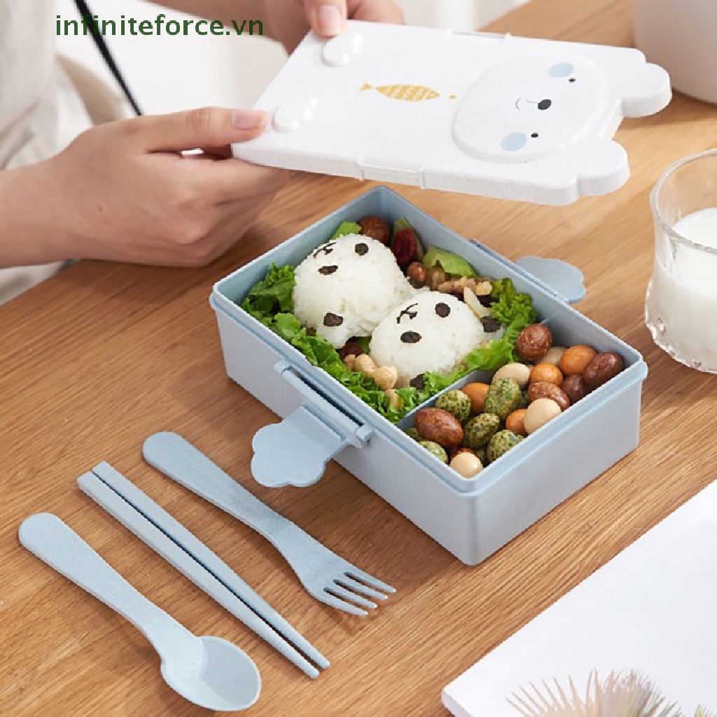 Hộp cơm Phong Cách Nhật Bản Dễ Thương Cho Bé