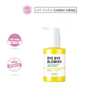 Gel Rửa Mặt Sủi Bọt Some By Mi Bye Bye Blemish Vita Tox Brightening Bubble Cleanser 120g