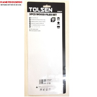 Bộ Dũa Gỗ 3 cây Tolsen 32037