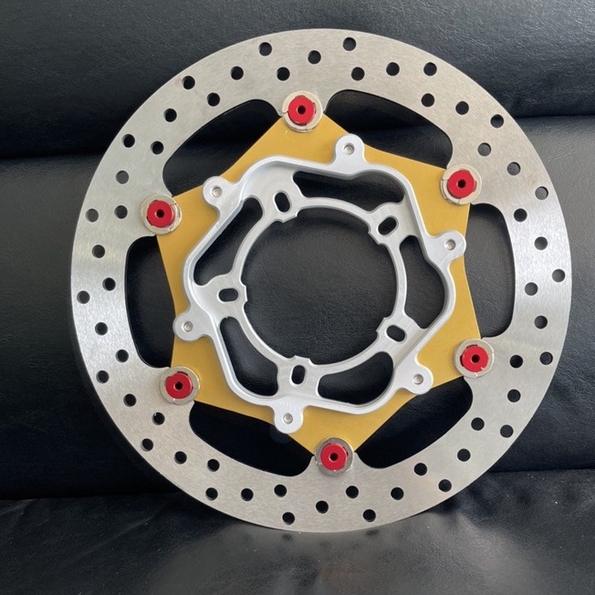 Đĩa Thắng Trước OVERSIDE 5 lỗ size 267mm + Lòng sử dụng cho Xe VARIO CLICK - Mẫu mã đẹp, sắc nét, lên xe bao chất