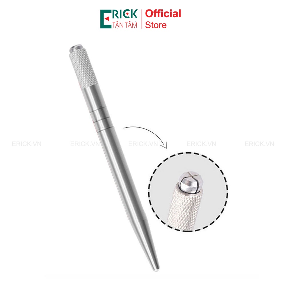 Cán điêu khắc lông mày inox - Cán dao khắc chân mày thẩm mỹ