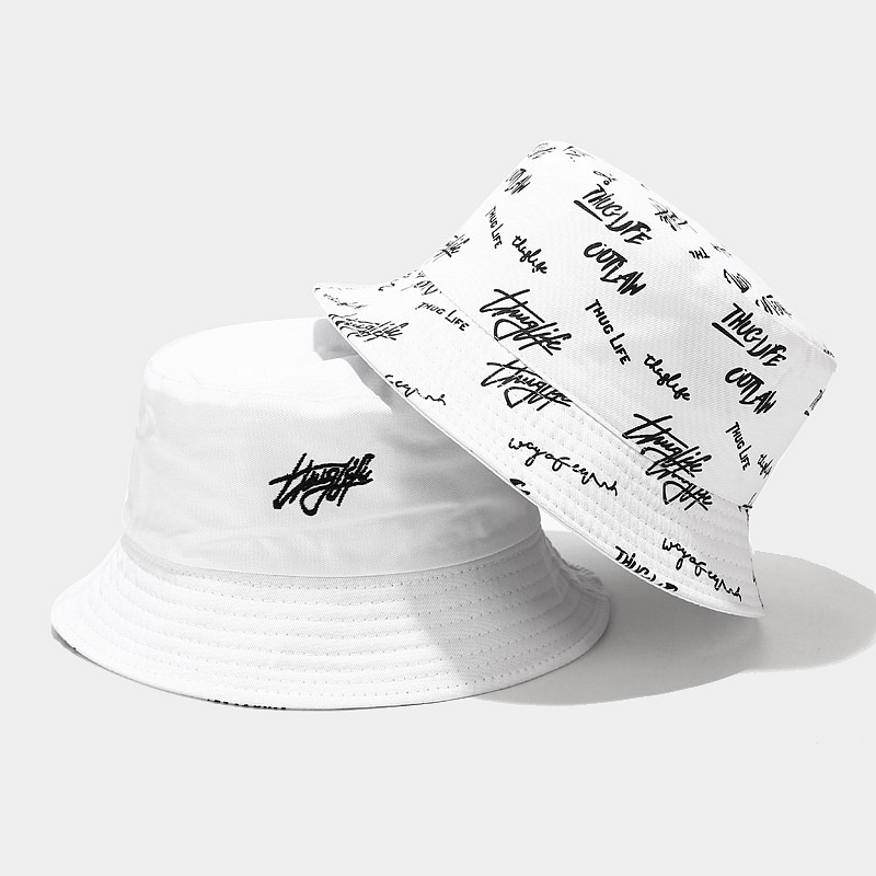 Mũ nón bucket 2 mặt in họa tiết Thuglife unisex nam nữ phong cách ulzzang Hàn Quốc - SMN09