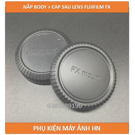 Bộ nắp body và nắp sau lens Fujifilm FX